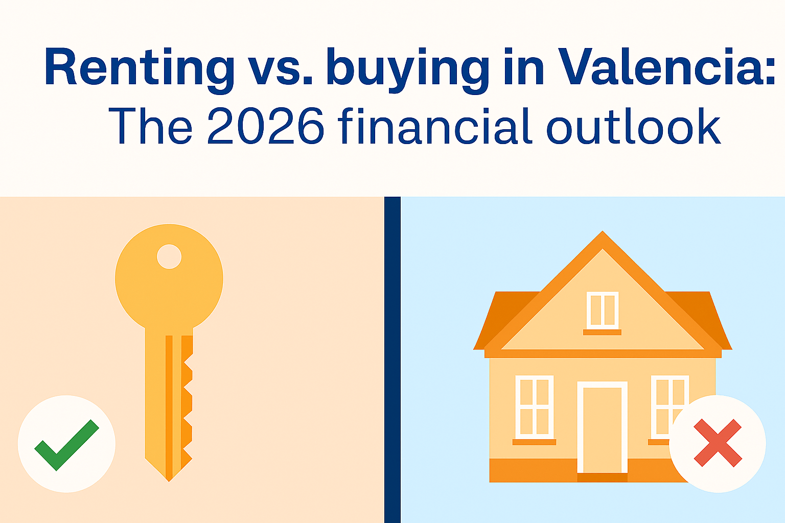 ⚖️ Renting vs. buying in Valencia: The 2026 financial outlook