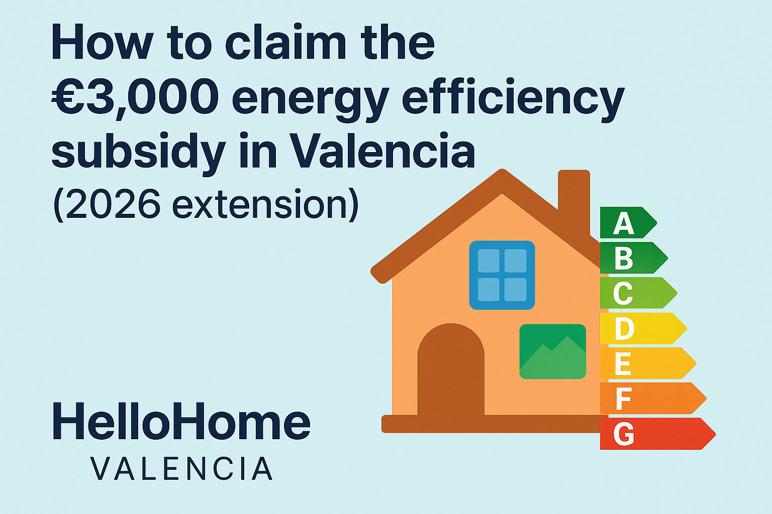 Installing energy-efficient windows for Valencia subsidy 2026.